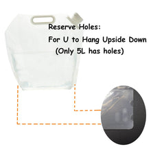 FLYTOP Collapsible Emergency Water Jug Container Bag, Freezable, BPA Free Plastic Water Carrier Tank, Outdoor Folding Water Bag for Sport Camping Riding Mountaineer(10 Liters).