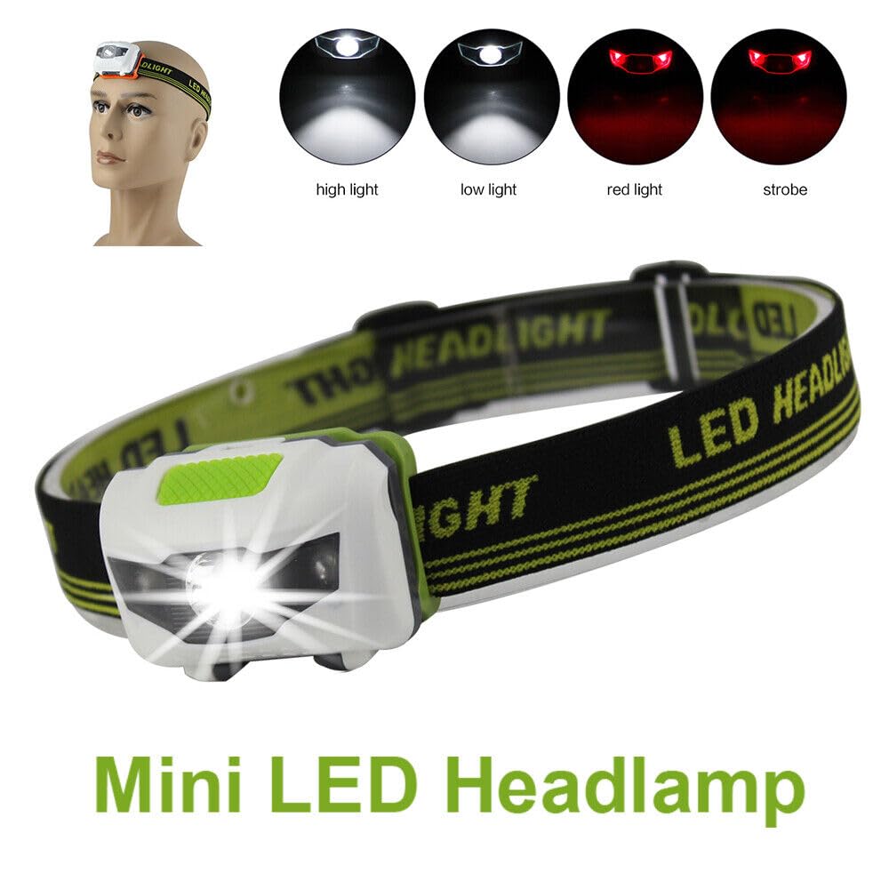 FLYTOP Headlamp Flashlight, Long Range, for Outdoor Camping, Running, Cycling, Fishing, Battery Powered