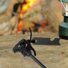 FLYTOP 4.25 Inch Flint Fire Starter, Survival Ferro Rods Starter with Easy Grip Handle and Multifunction Striker, Waterproof Flint Fire Can be Struck 15000 Times for Camping, Hiking