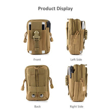 FLYTOP Outdoor Waterproof Oxford Tactical Waist Pack Zipper Fanny Waist Pack Sport Riding Phone Travel Satchel Pouch Bag GREEN.