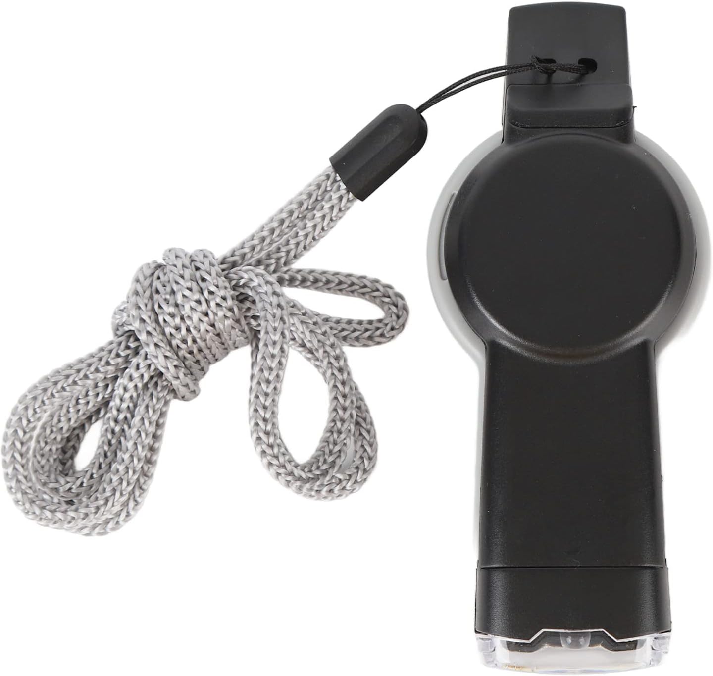 FLYTOP Emergency Multipurpose Whistle, Function Whistle Signal Mirror with Lanyard for Forest (Gray White)