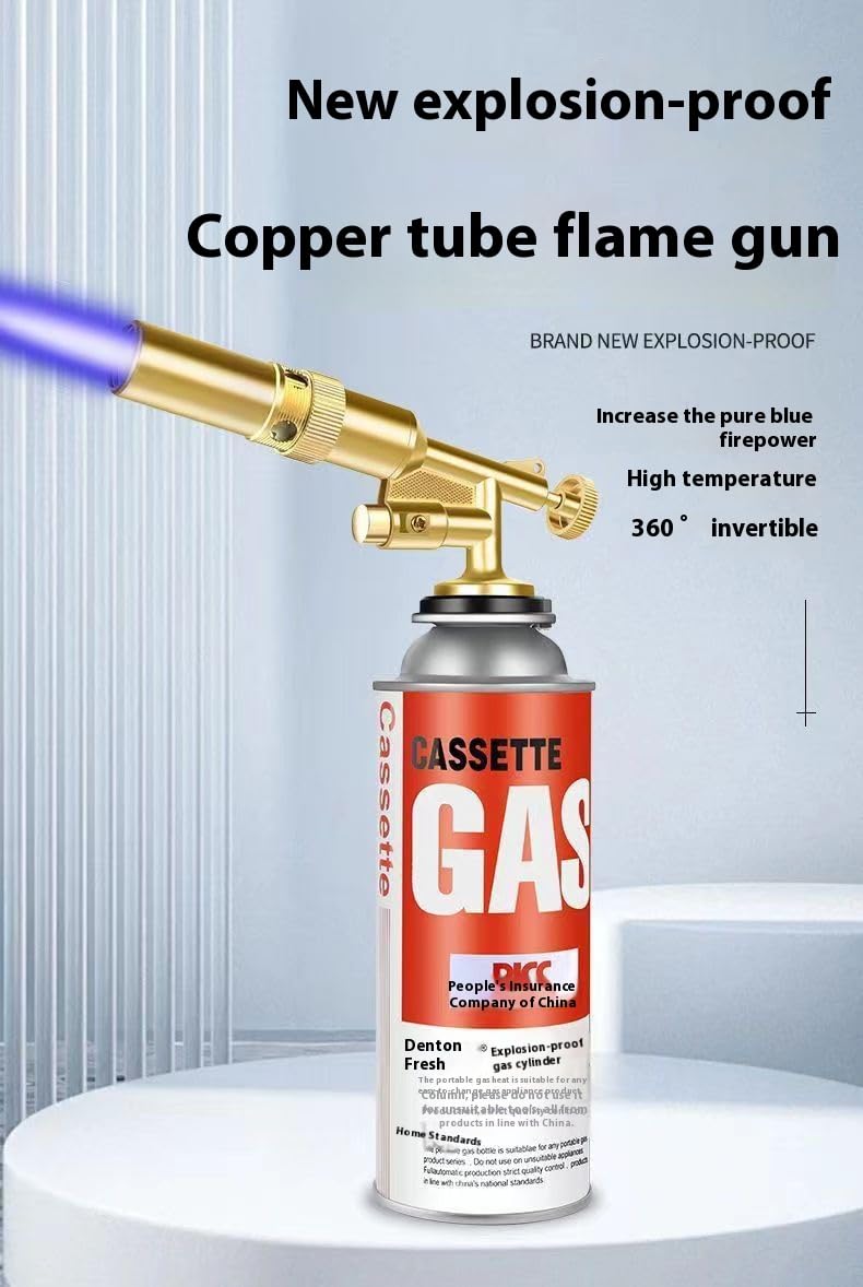 Professional Gold Edition Butane Torch – Culinary & BBQ Grade | FLYTOP Brand