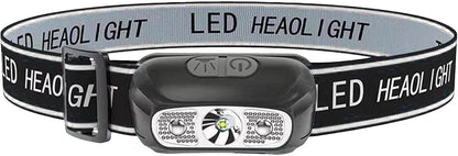 FLYTOP Super Bright LED Sensor Headlamp, Lightweight Waterproof Headlamps, USB Rechargeable Battery Flashlight, 5 Modes 500 Lumens XPG2 Headlight