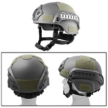 Training Helmet, Army -Style MICH Design with Rail System,