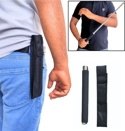 FLYTOP Aluminium, Stainless Steel self Defence Stick Trekking Poles - Lightweight Collapsible Hiking Poles Anti Shock, Walking Sticks, Adjustable Trekking Pole for Men & Women