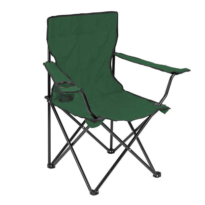 FLYTOP Heavy-Duty Foldable Camping Chair with Cup Holder & Carry Bag