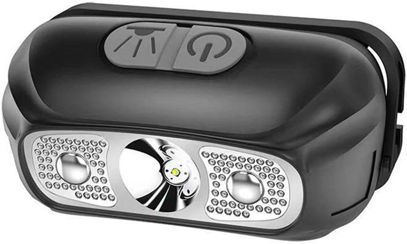 FLYTOP Super Bright LED Sensor Headlamp, Lightweight Waterproof Headlamps, USB Rechargeable Battery Flashlight, 5 Modes 500 Lumens XPG2 Headlight
