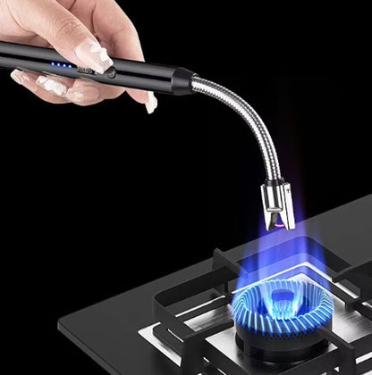 FLYTOP Windproof Rechargeable USB Zinc Alloy Electric Multi Function Arc Cigarette Lighter Single Plasma BBQ  Travel Outdoor