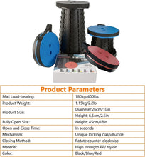 FLYTOP Lightweight Plastic Collapsible Retractable Camping Stool Telescopic Design for Outdoor