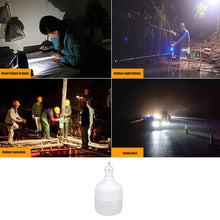 FLYTOP Portable LED Light Bulb, 120W 3 Modes Rechargeable Emergency LED Light Bulb for Outdoor Night Fishing