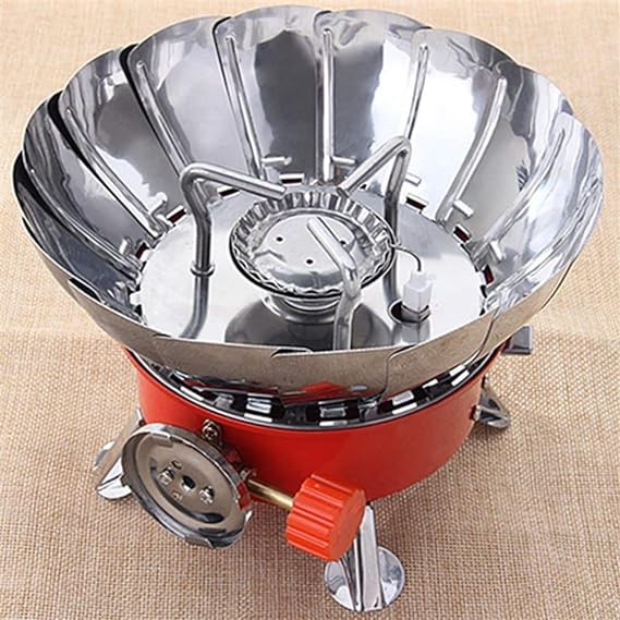 High-Power Portable Lotus Stove with Expandable Wind Shield