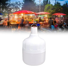 FLYTOP Portable LED Light Bulb, 120W 3 Modes Rechargeable Emergency LED Light Bulb for Outdoor Night Fishing