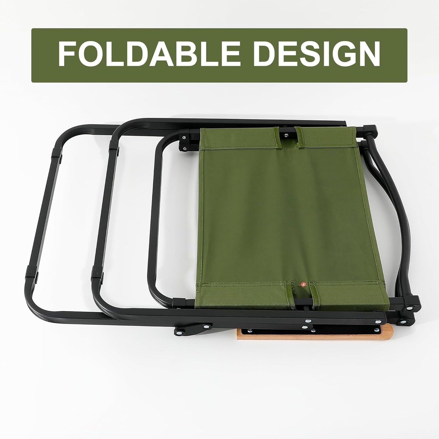 FLYTOP Compact Ultralight Beach & Concert Chair with Aluminum Armrests
