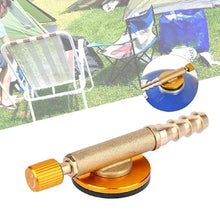 FLYTOP New Gas Stove Valve Flat Cylinder Gas Control Safe Switch Gas Stoves Valve Adapter Connector for Camping Hiking Picnic Red.