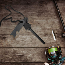 FLYTOP 4.25 Inch Flint Fire Starter, Survival Ferro Rods Starter with Easy Grip Handle and Multifunction Striker, Waterproof Flint Fire Can be Struck 15000 Times for Camping, Hiking