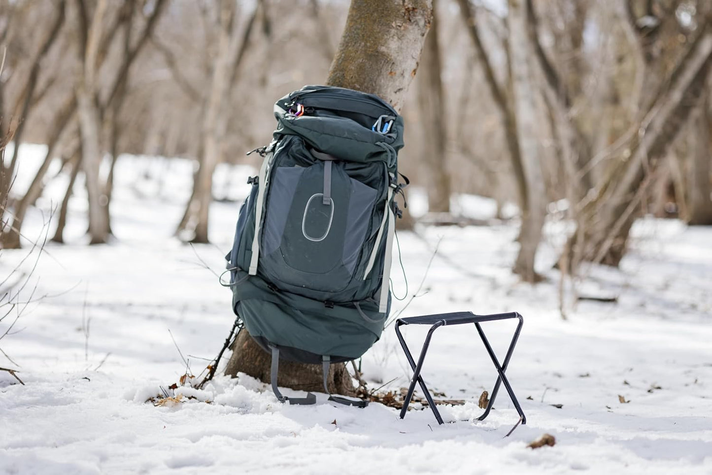 Portable Camping Folding Stool with Pouch, Small Lightweight Collapsible Camp Stool Aluminum Compact Ultralight Mini Folding Stool Seat for Garden, Beach, Fishing, Hiking, Picnic, BBQ, Travel