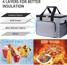 Lunch Bag Rexine Thermal Insulated Tiffin Bag with Bottle Holder Waterproof Top Handle Front Pocket Lunch Bag for Office