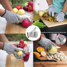 FLYTOP Cut Resistant Gloves for Kitchen Use – Reusable Protective Anti-Cut Safety Gloves for Men & Women, Food Grade Hand Protection for Slicing, Chopping & Carving