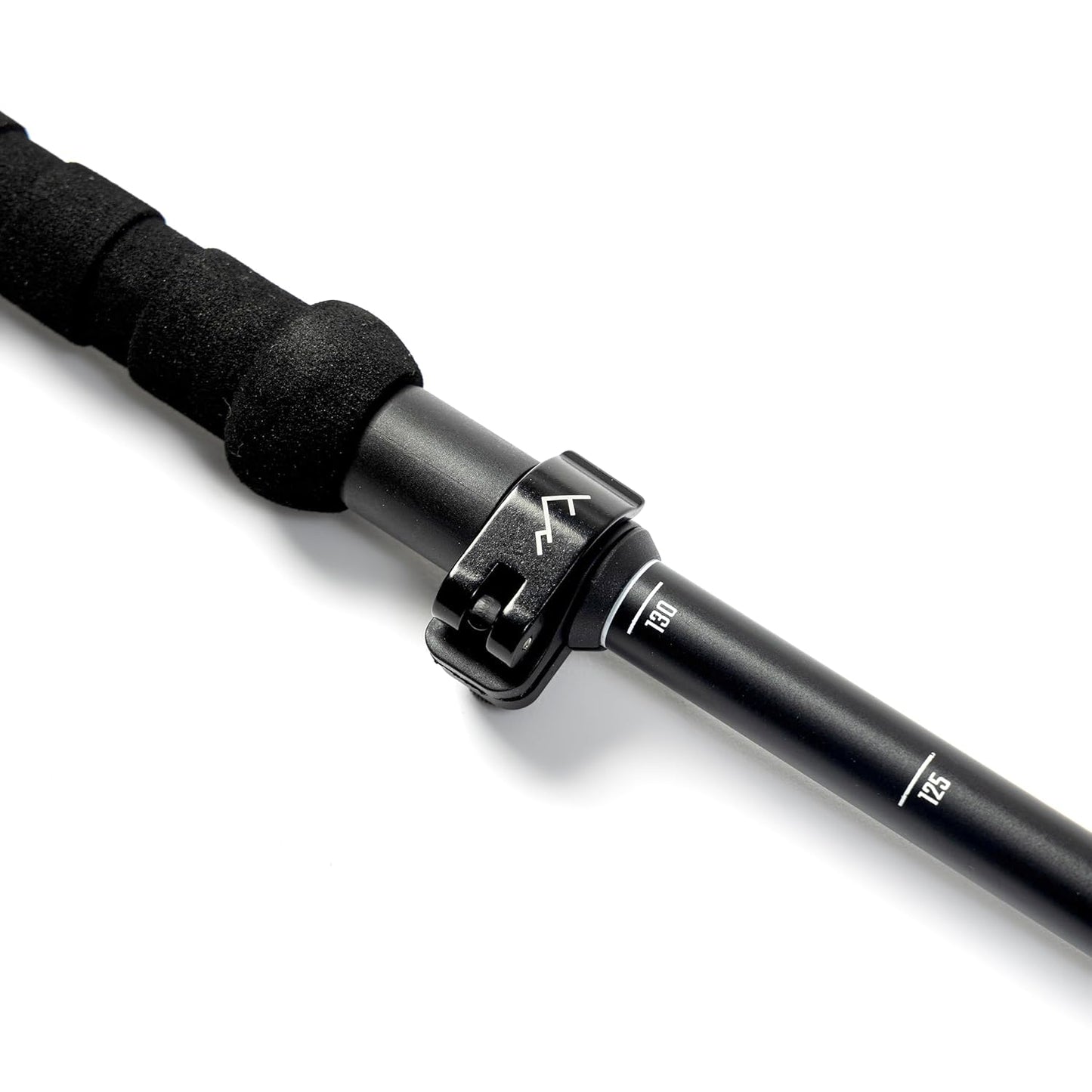 FLYTOP High-Strength Cork Handle 3-Joint Carbon Tungsten Steel Tip 135cm Hiking Compasses Trekking Poles.