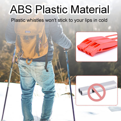 FLYTOP Marine Safety Whistle Boating Camping Hiking Emergency Whistle with Lanyard Red | Camping Accessories | Bag | Stove | Table | Hiking Bag | Camping and Hiking Accessories | Tools | Equipment