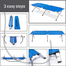 Folding Camping Cot Bed | Portable Beach Bed Cot, for Home, Office, Lawn, Picnic, Cαmping, Trαvel ( OLIVE GREEN )