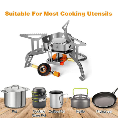 FLYTOP Alpine Camping Stove foldable, Lightweight with Piezo Ignition suitable For Backpacking in Alpine areas