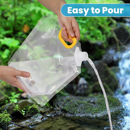 FLYTOP Grain Moisture-Proof Sealed Bag |Stand-Up Food Storage Pouches | Reusable Grain Storage Bags with Portable Handle