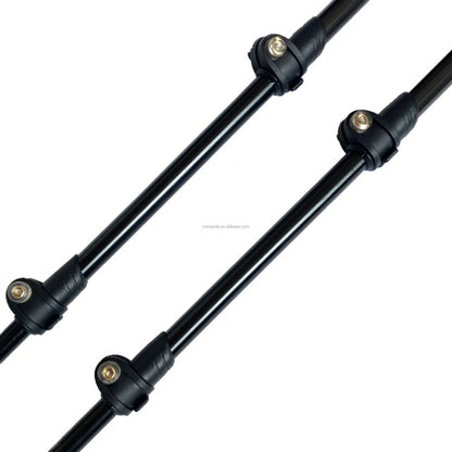 FLYTOP High-Strength Cork Handle 3-Joint Carbon Tungsten Steel Tip 135cm Hiking Compasses Trekking Poles.