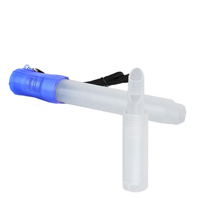FLYTOP portable Outdoor Safety Traffic Control Rescue  4 in 1 LED Flashing Glow Stick Party Accessories  Lighted up Flashing Wand Light with Whistle