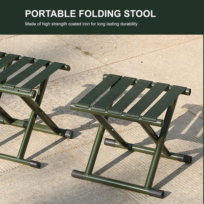 Heavy-Duty Portable Outdoor Stool for Trekking, Fishing & BBQ by FLYTOP