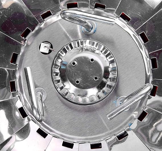 High-Power Portable Lotus Stove with Expandable Wind Shield
