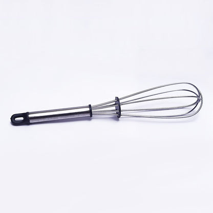 8-Inch Professional Stainless Steel Balloon Whisk | Egg Beater & Milk Frother