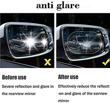 All-Weather Rainproof Rearview Mirror Shield – Anti-Glare & HD Clear