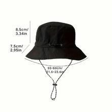 Foldable Fisherman Hat with Carry Pouch, Summer Outdoor Quick-Dry Waterproof Bucket Hat, Unisex UV Protection Boonie Hat Multicolour
