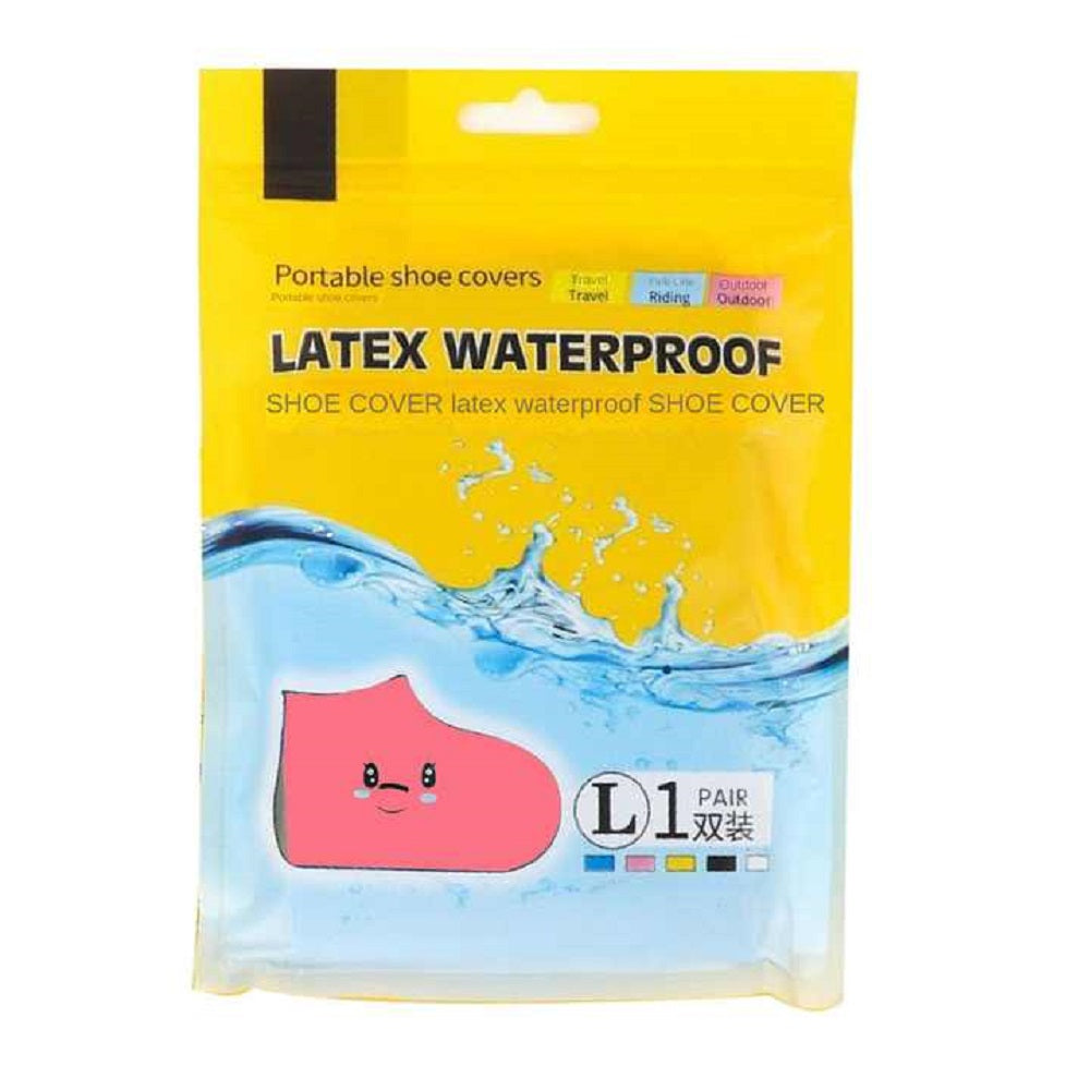FLYTOP Latex Waterproof Shoe Covers (L Size)