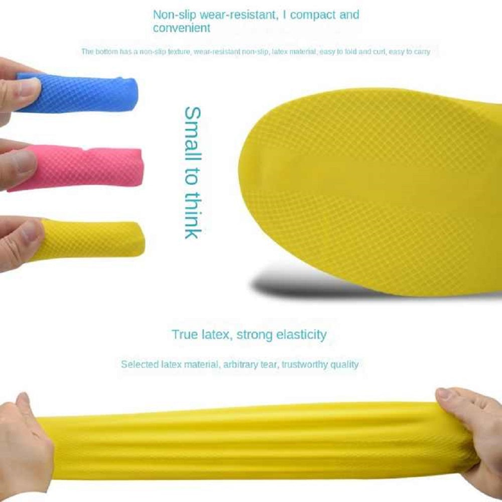FLYTOP Latex Waterproof Shoe Covers (L Size)