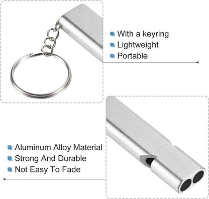 FLYTOP Emergency Whistles Lifeguard Safety Whistle with Keychain, Kids Rescue Signaling Loud Survival Whistle for Outdoor