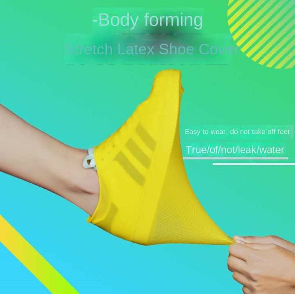 FLYTOP Latex Waterproof Shoe Covers (L Size)
