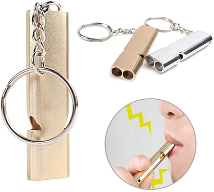 FLYTOP Emergency Whistles Lifeguard Safety Whistle with Keychain, Kids Rescue Signaling Loud Survival Whistle for Outdoor