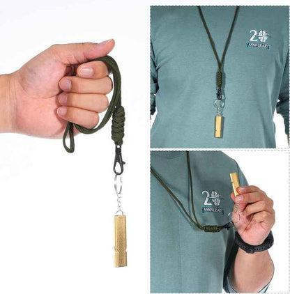 FLYTOP Emergency Whistles Lifeguard Safety Whistle with Keychain, Kids Rescue Signaling Loud Survival Whistle for Outdoor