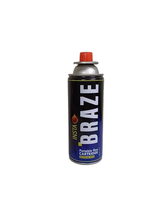 FLYTOP INSTA BRAZE Butane Gas 225G Portable High-Pressure Butane Can Liquefied Gas Canister Ideal for Refilling Lighters, Small Stoves.