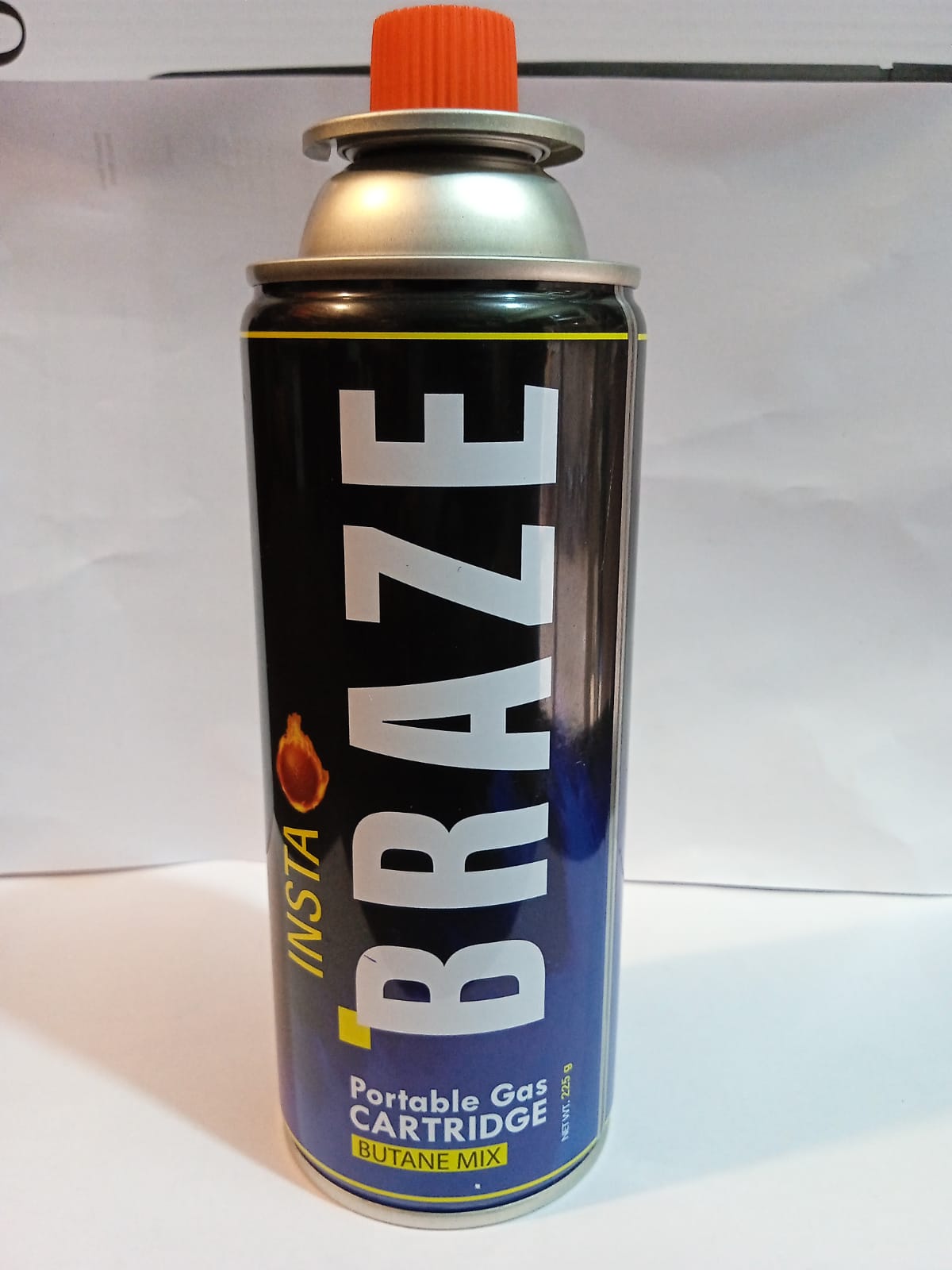 FLYTOP INSTA BRAZE Butane Gas 225G Portable High-Pressure Butane Can Liquefied Gas Canister Ideal for Refilling Lighters, Small Stoves.