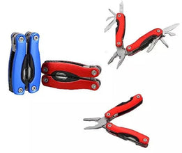 FLYTOP 9-in-1 Multi Function Stainless Steel Outdoor Anti-slip Aluminum Alloy Handle Tool Pliers with Bottle Opener