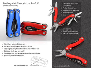 FLYTOP 9-in-1 Multi Function Stainless Steel Outdoor Anti-slip Aluminum Alloy Handle Tool Pliers with Bottle Opener