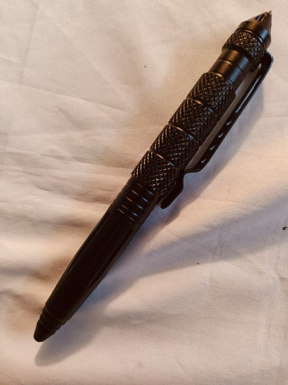 Professional Military Tactical EDC Full Heavy Duty Metal Body, Emergency Glass Breaker, Smooth Writing, Self Defense Pen.