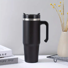 Stainless Steel Tumbler 600ml Capacity Tumbler with Handle BPA Free Mug Leak Proof Desk Mug.