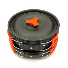 Camping Cookware Kit Outdoor Aluminum Cooking Set (TZ-300).