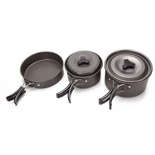 Camping Cookware Kit Outdoor Aluminum Cooking Set (TZ-300).