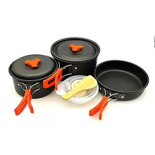 Camping Cookware Kit Outdoor Aluminum Cooking Set (TZ-300).