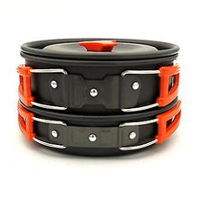 Camping Cookware Kit Outdoor Aluminum Cooking Set (TZ-300).